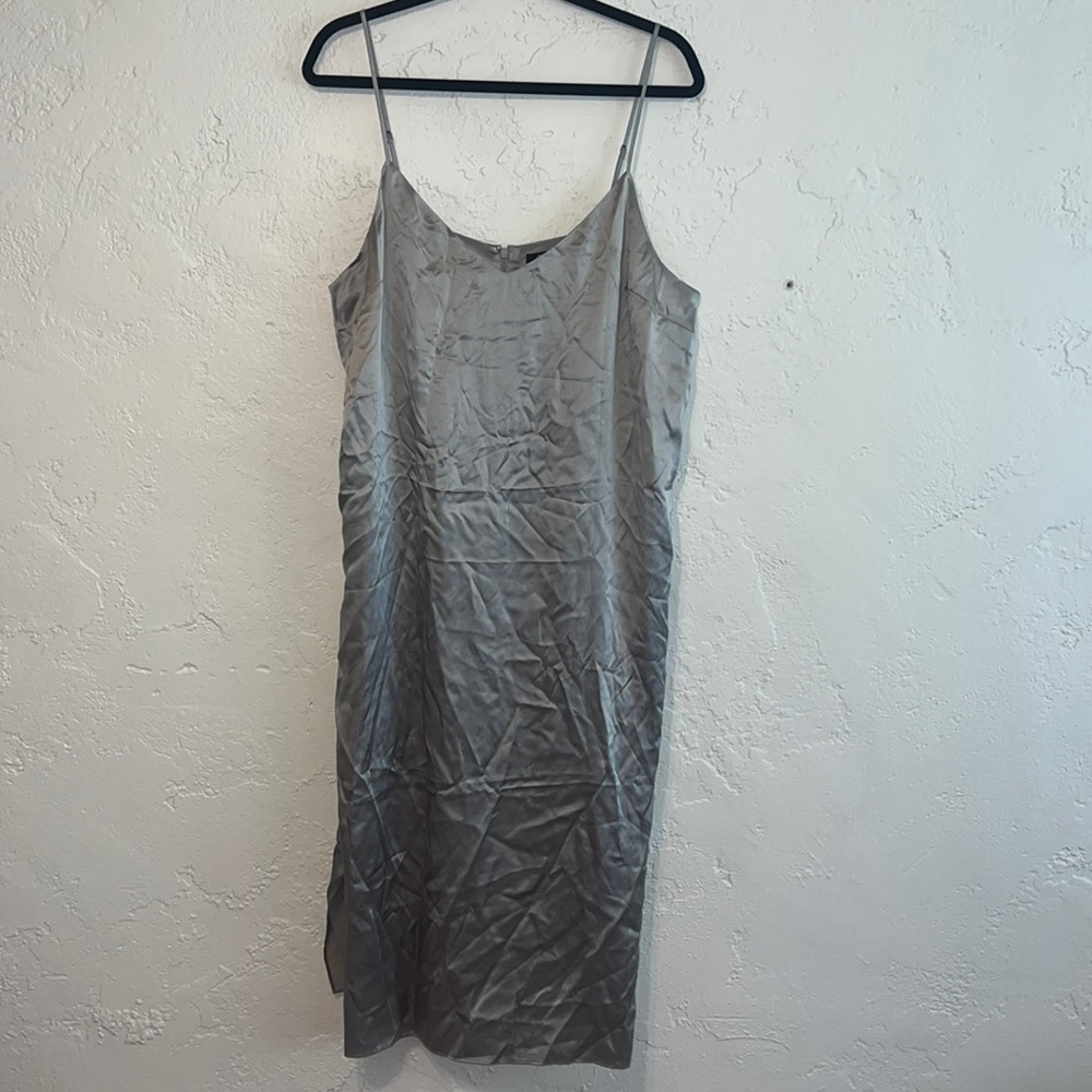 Madewell silk slip dress